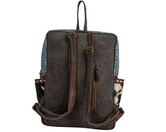 Chisum Draw Paneled Concealed-Carry Backpack Bag - Premium Backpack from Myra - Just $156! Shop now at Three Blessed Gems