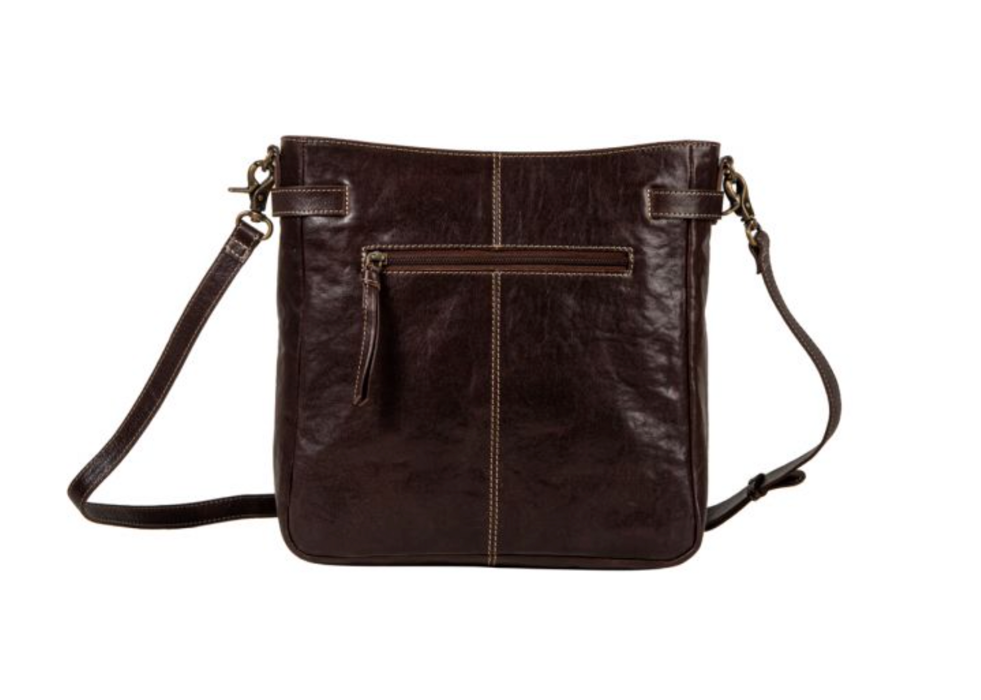 Zapata Leather Hairon Bag - Premium Bag from Myra - Just $177! Shop now at Three Blessed Gems