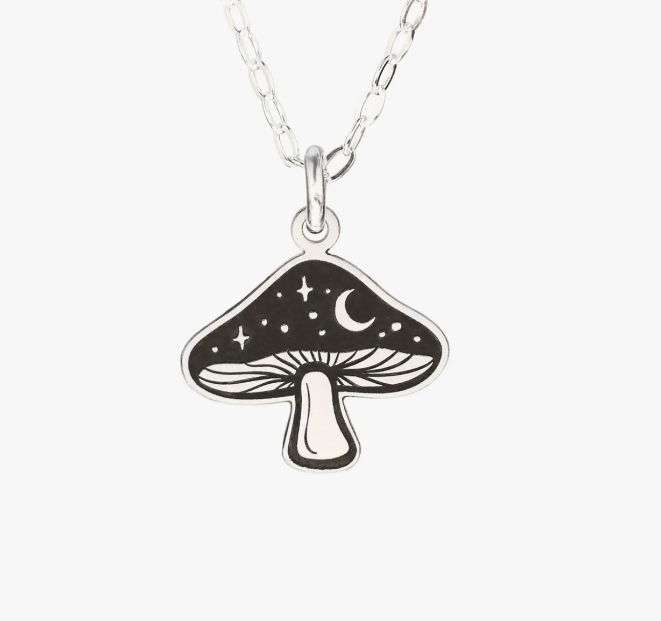 Mushroom Galaxy Necklace - Premium Necklace from Bearded Jeweler - Just $45! Shop now at Three Blessed Gems