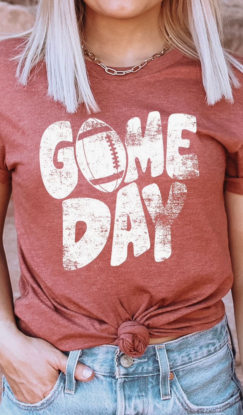 Distressed Game Day T-Shirt