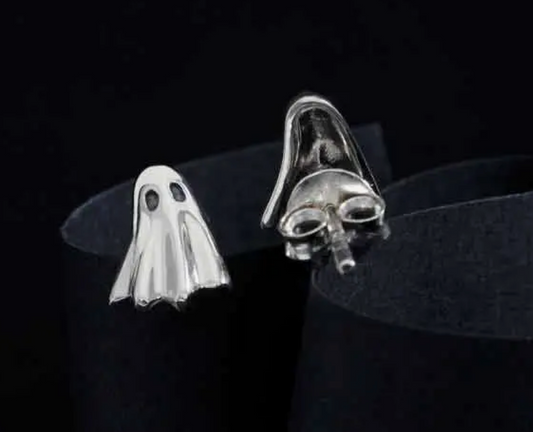 Sterling Silver Ghost Earring - Premium Earrings from Nina Designs - Just $30! Shop now at Three Blessed Gems