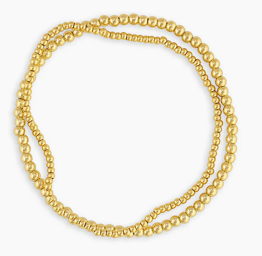 Poppy Gold Bracelet Set - Premium Bracelet from Gorjana - Just $50! Shop now at Three Blessed Gems