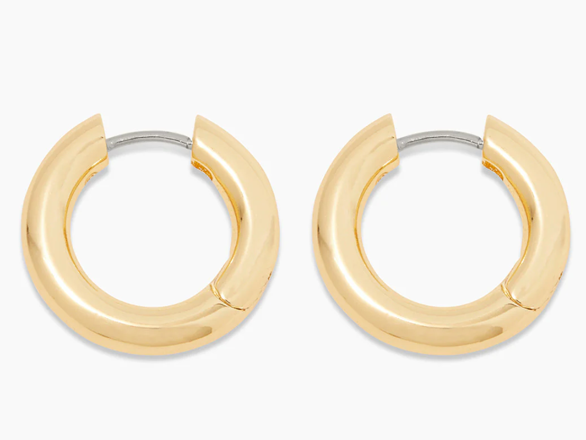 Lou Hoops - Premium Earrings from Gorjana - Just $50! Shop now at Three Blessed Gems
