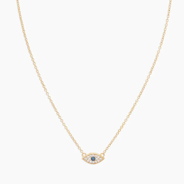 Evil Eye Charm Necklace - Premium Necklace from Gorjana - Just $55! Shop now at Three Blessed Gems