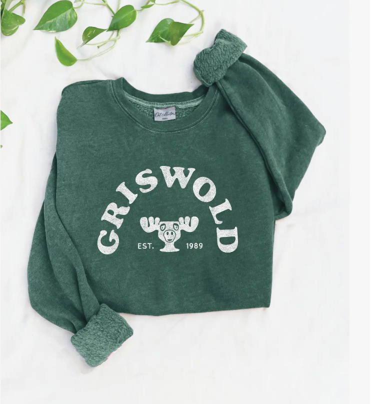 Griswold Sweatshirt - Premium Sweatshirt from The Oat Collective - Just $65! Shop now at Three Blessed Gems