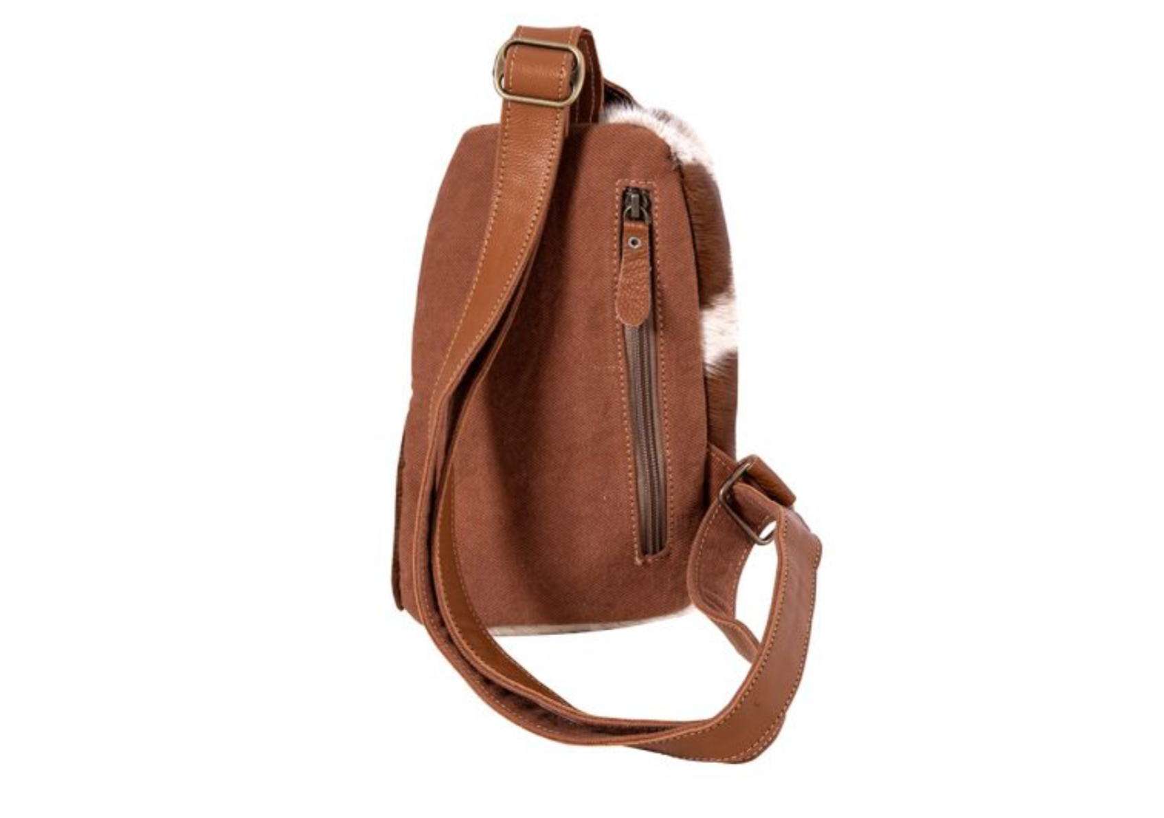 Robnette Cowhide Bum Bag - Premium fanny pack from Myra - Just $63! Shop now at Three Blessed Gems