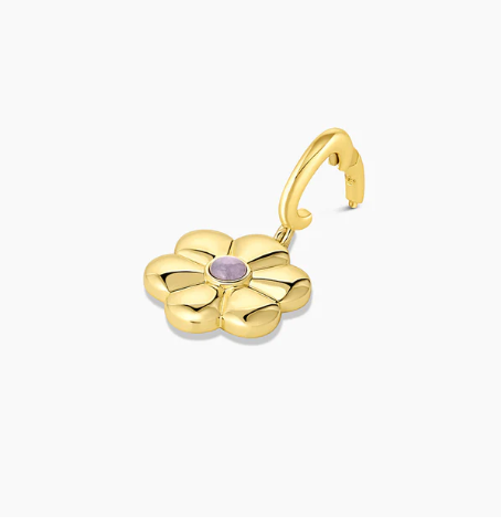 Lavender Flower Parker Charm