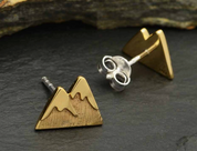 Mountain Stud Earrings