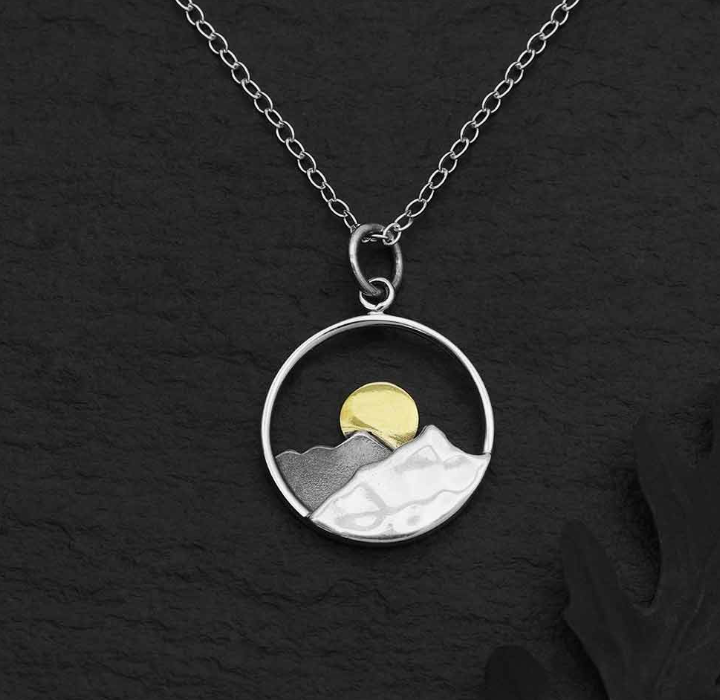 Mountain Sun Necklace