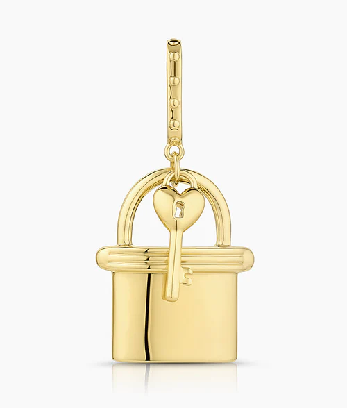 Lock & Key Statement Charm