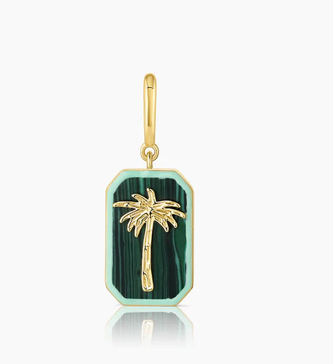 Malachite Palm Parker Charm