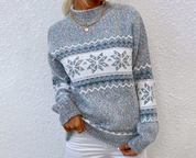 Snowflake Pattern Sweater