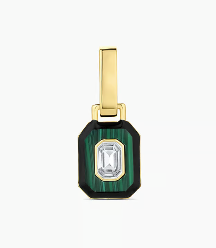 Malachite Tag Charm