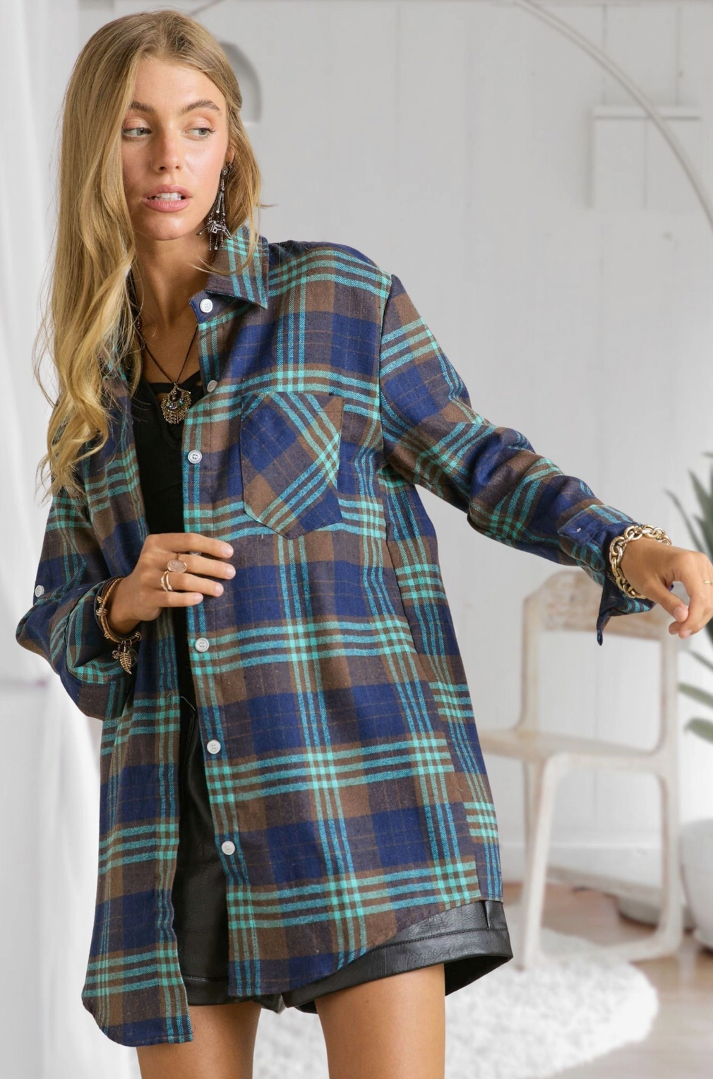 Plaid Flannel Shirt