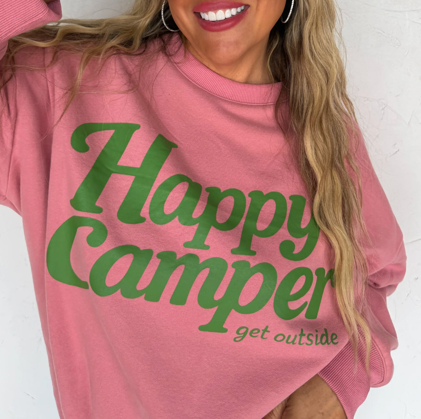 Happy Camper Pull Over Hoodie