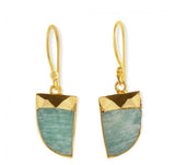 Amazonite Ray Earring
