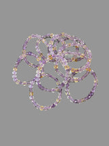 Amethyst and Citrine Beaded Bracelet