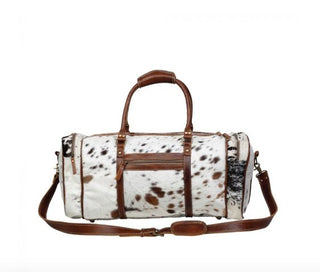 Amore Cowhide Duffle Bag - Three Blessed Gems