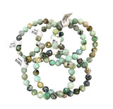 Azurite Turquoise Beaded Bracelet