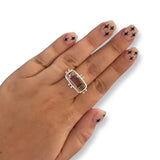 Bar Ametrine Ring