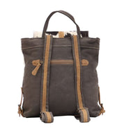 Bloom Bleach Cowhide Backpack - Three Blessed Gems