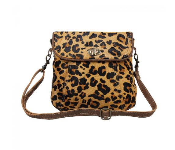 Bullseye Cheetah Cowhide Bag - Three Blessed Gems