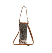 Canvas Cowhide Wine Bag - Three Blessed Gems