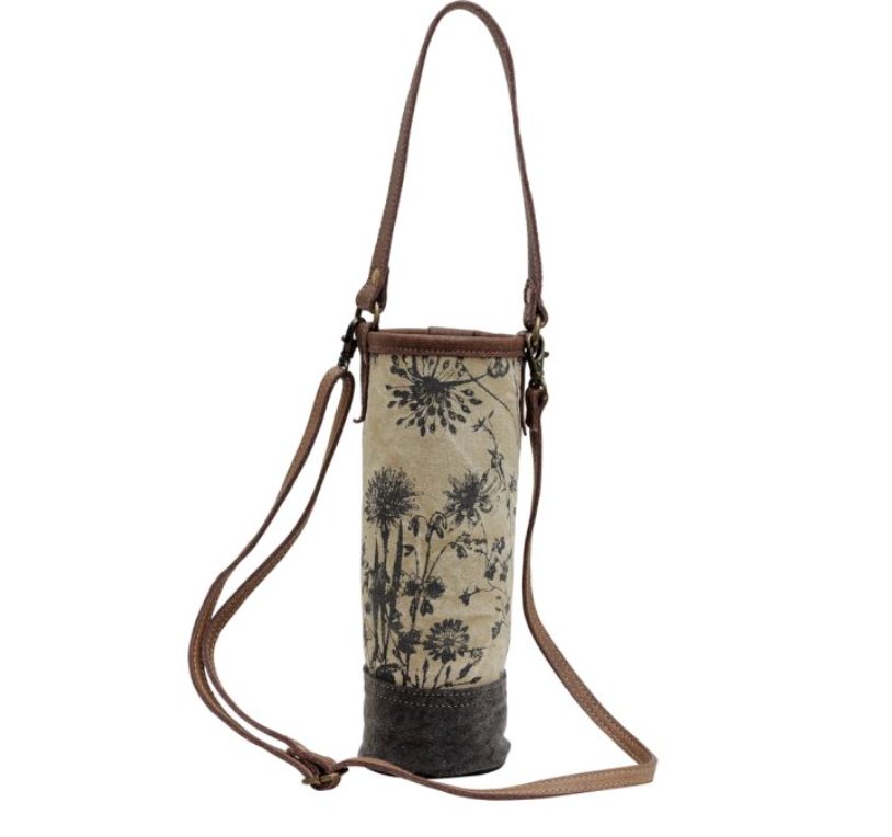 Canvas Cowhide Wine Bag - Three Blessed Gems