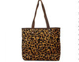 Clinch Cheetah Cowhide Tote