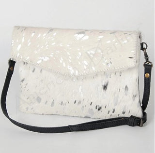 Cowhide And Leather Bag - Three Blessed Gems