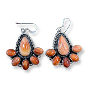 Dangle Spiney Oyster Earrings - Three Blessed Gems