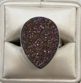 Druzy Silver Ring