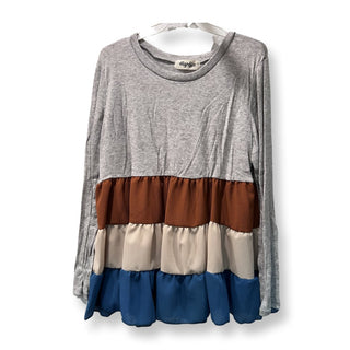Fall Tiered Long Sleeve Shirt - Three Blessed Gems