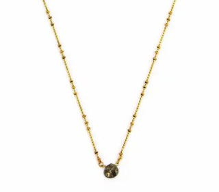 Gemstone Baby Pendant Fancy Chain - Three Blessed Gems
