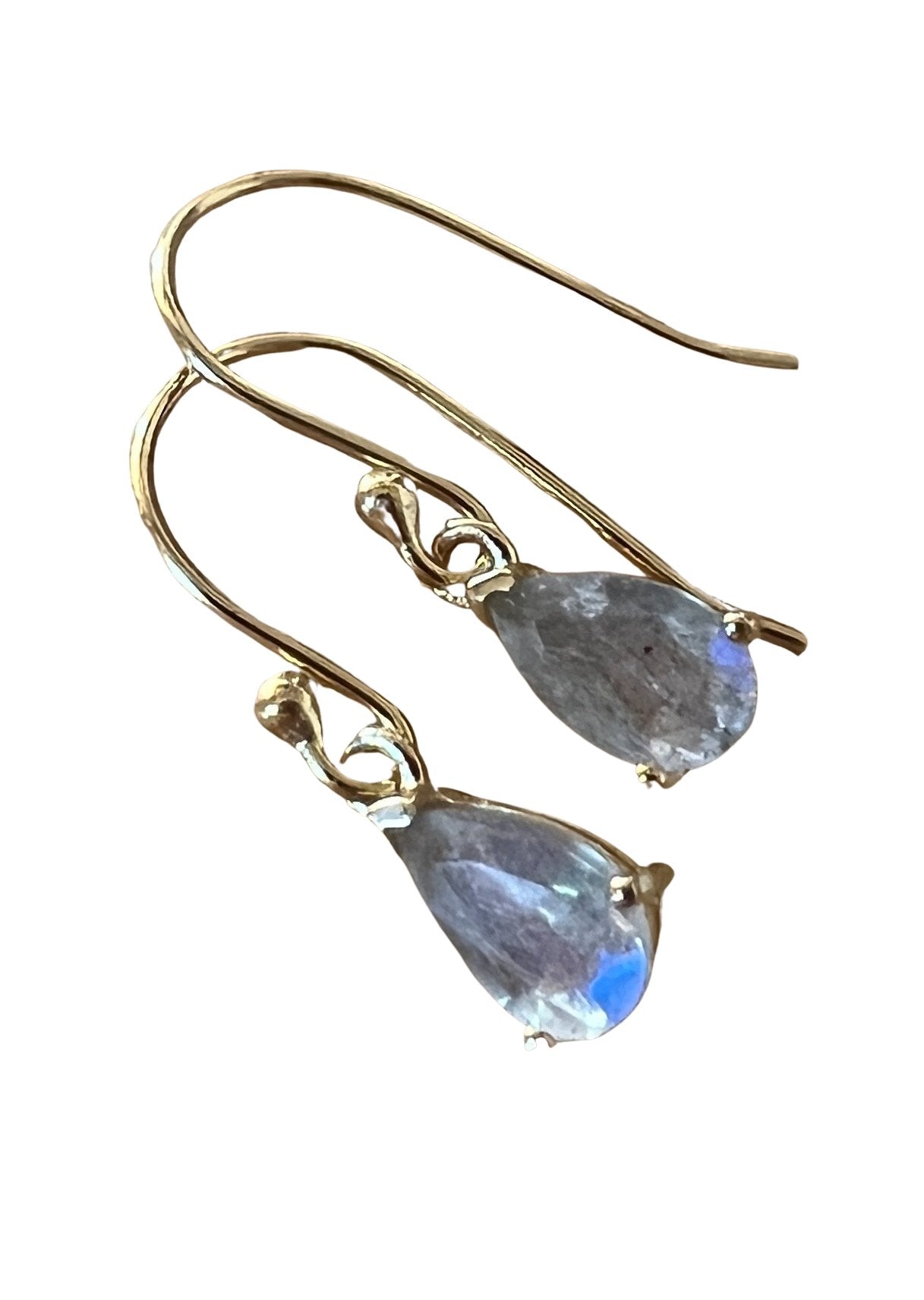 Gemstone Gold Fill Earring - Three Blessed Gems