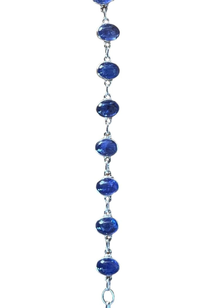 Gemstone Sterling Silver Bracelet - Three Blessed Gems