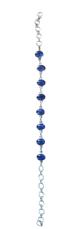 Gemstone Sterling Silver Bracelet