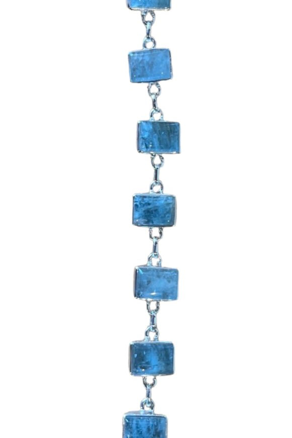 Gemstone Sterling Silver Bracelet - Three Blessed Gems