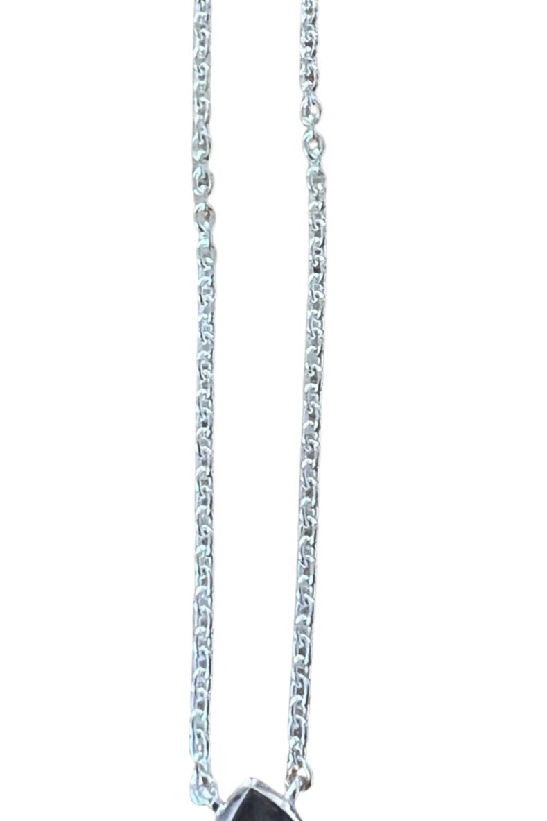 Gemstone Sterling Silver Necklace - Three Blessed Gems