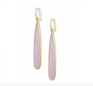 Gold Fill Rose Quartz Earring - Three Blessed Gems