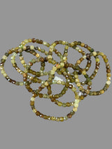 Green Garnet Beaded Bracelet