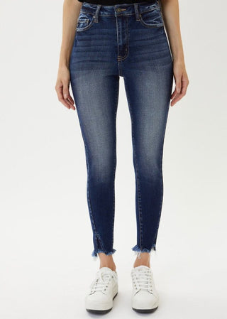 High Rise Ankle Skinny Jeans - Three Blessed Gems