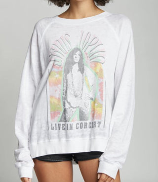 Janis Joplin Live In Concert Sweatshirt - Three Blessed Gems