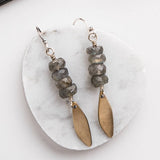 Labradorite Allure Gemstone Earrings