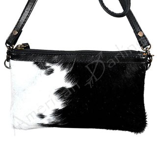 Leather & Cowhide Crossbody Bag - Three Blessed Gems