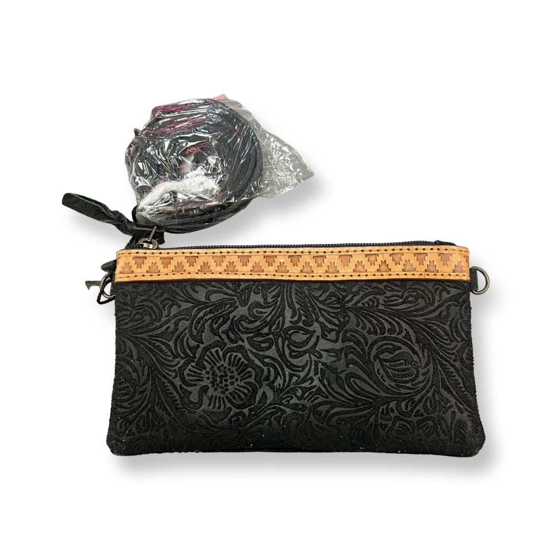 Leather & Cowhide Crossbody Bag - Three Blessed Gems