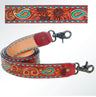 Rust Turquoise Tooled Strap
