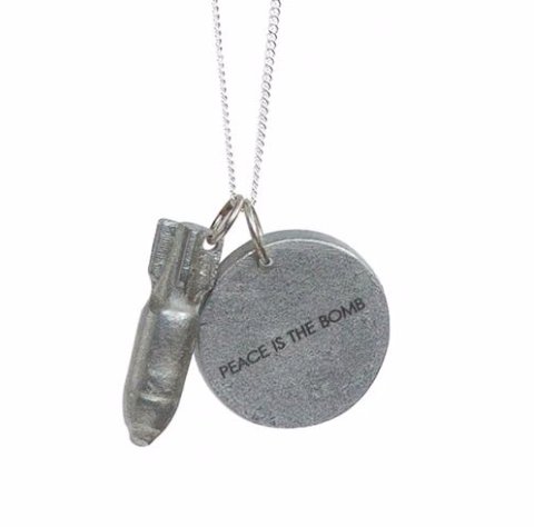 Love Is the Bomb Necklace - Three Blessed Gems