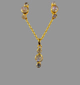 Moonstone Gold Fill Necklace Earring Set