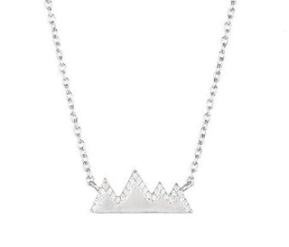 Mountain White Topaz Necklace - Three Blessed Gems